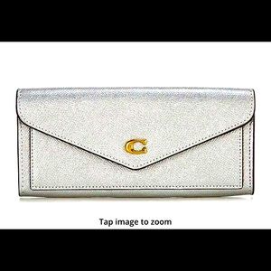 Coach Brass & Metallic Silver WYN Wallet